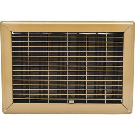 Ameriflow 8 In. x 12 In. Brown Steel Floor Register 400B8X12